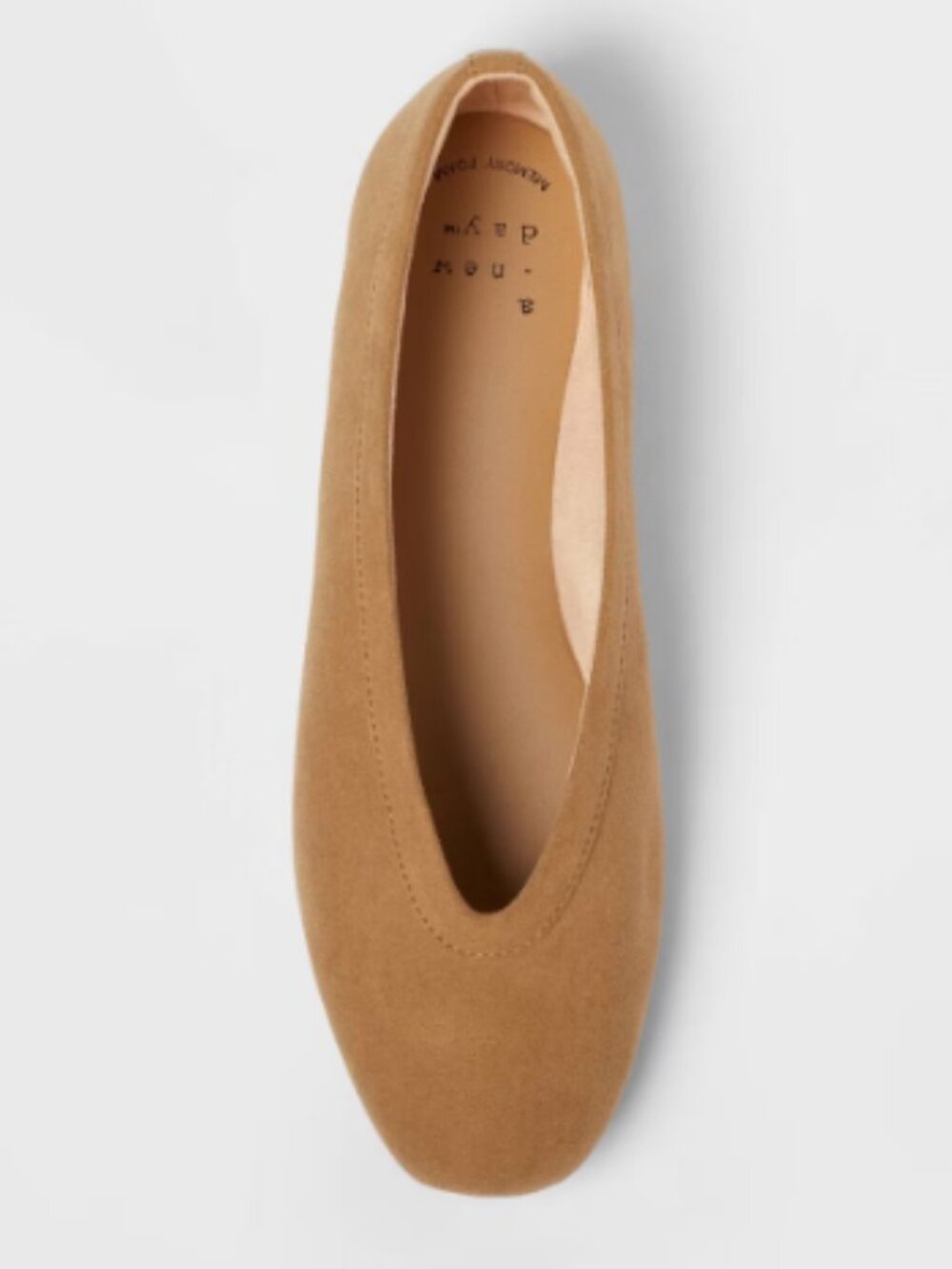A New Day Women’s Size 8 Neve Shoes with Memory Foam Insole Khaki Tan Brown Flat